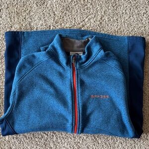 Spyder Blue Jacket with Red Zipper